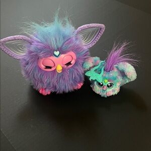 Hasbro 2023 Furby Furblet Electronic Interactive Toy Purple Pink Tie Dye